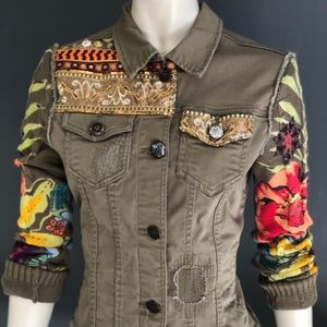 Desigual denim jacket 42